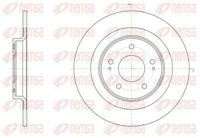 Brake Disc REMSA 61528.00