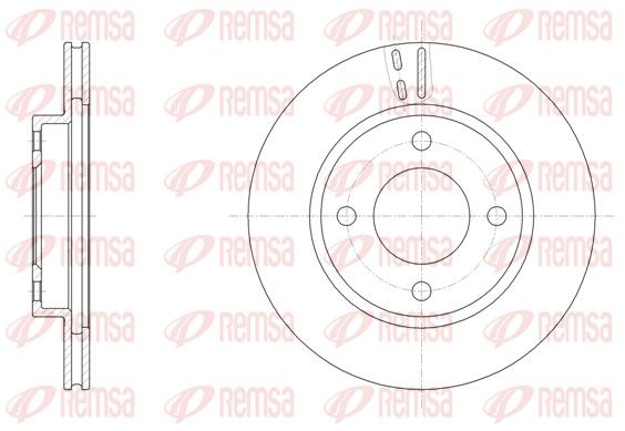 REMSA 61529.10 Brake Disc