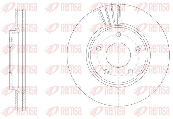REMSA 61531.10 Brake Disc