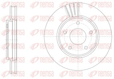 Brake Disc REMSA 61531.10