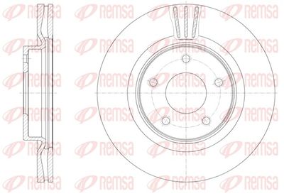 Brake Disc REMSA 61533.10
