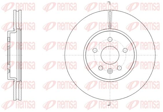 REMSA 61534.10 Brake Disc