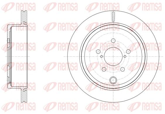 REMSA 61536.10 Brake Disc