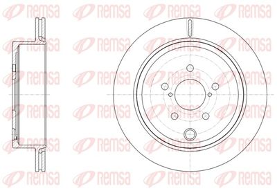 Brake Disc REMSA 61536.10