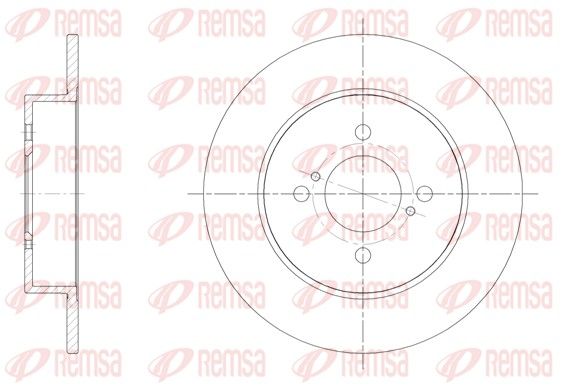 REMSA 61537.00 Brake Disc