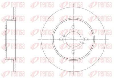 Brake Disc REMSA 61537.00