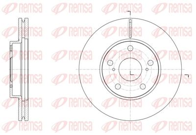 Brake Disc REMSA 61539.10