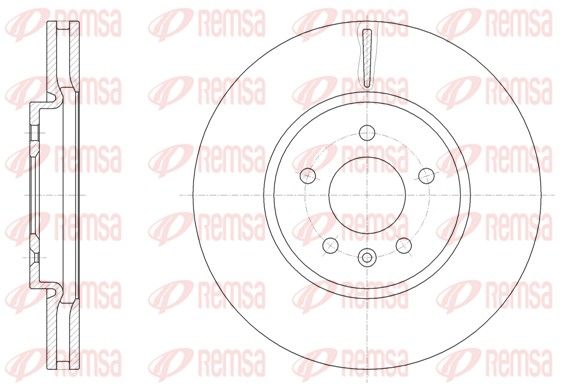 REMSA 61541.10 Brake Disc