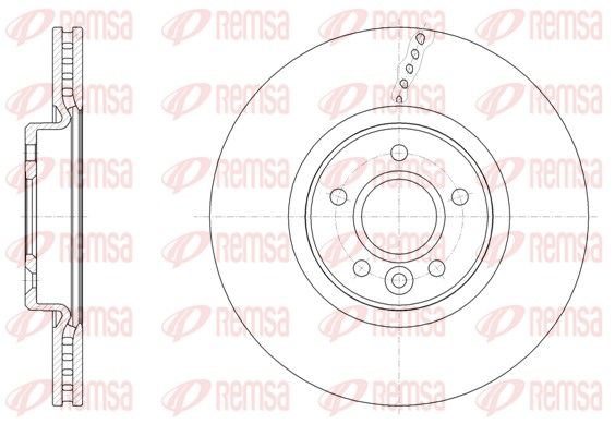 REMSA 61542.10 Brake Disc