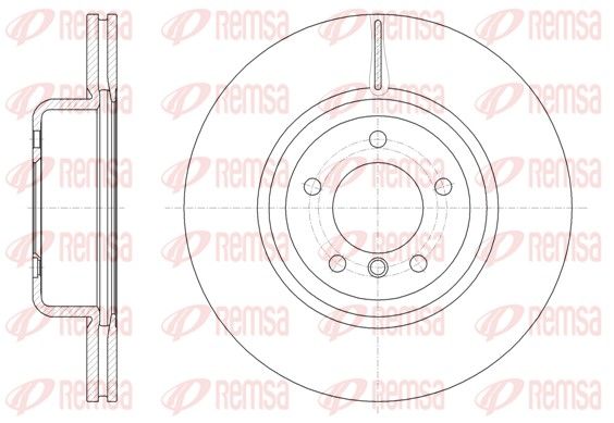 REMSA 61544.10 Brake Disc