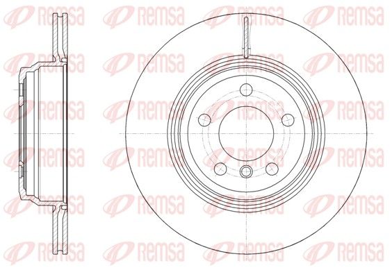 REMSA 61547.10 Brake Disc