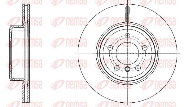 REMSA 61548.10 Brake Disc