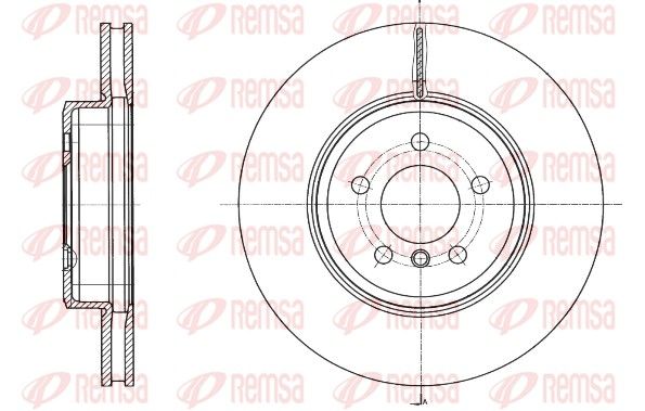 REMSA 61549.10 Brake Disc