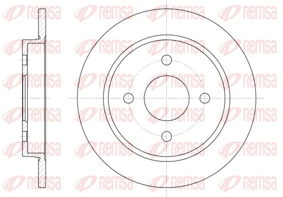 REMSA 6155.00 Brake Disc