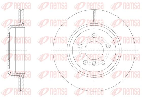 REMSA 61550.10 Brake Disc
