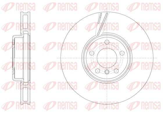 REMSA 61552.10 Brake Disc