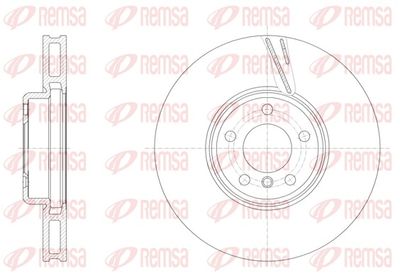 Brake Disc REMSA 61552.11