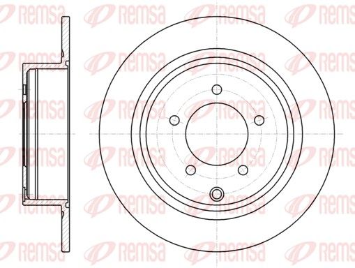 REMSA 61554.00 Brake Disc