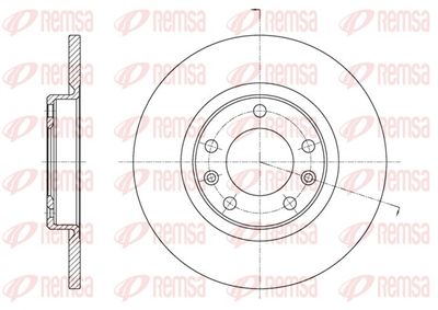 Brake Disc REMSA 61555.00