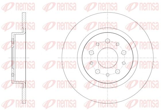 REMSA 61558.00 Brake Disc