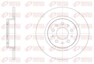 Brake Disc REMSA 61558.00