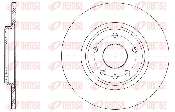 REMSA 61559.00 Brake Disc