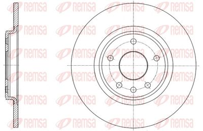 Brake Disc REMSA 61559.00