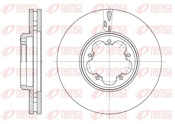 REMSA 61563.10 Brake Disc