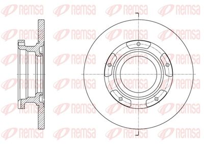 Brake Disc REMSA 61564.00