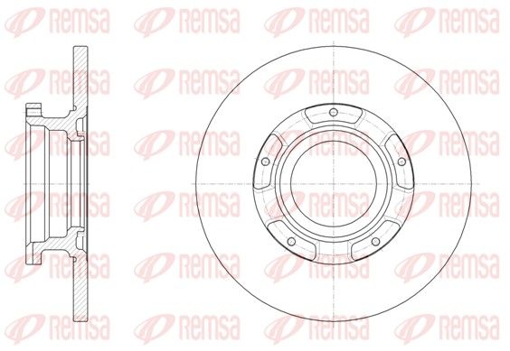 REMSA 61566.00 Brake Disc