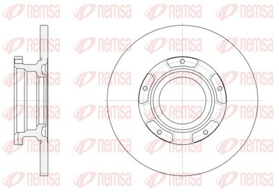 Brake Disc REMSA 61566.00