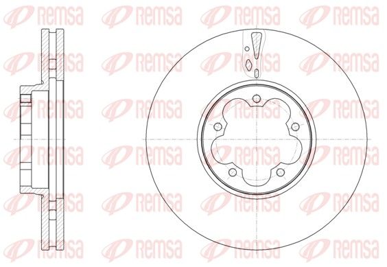 REMSA 61568.10 Brake Disc