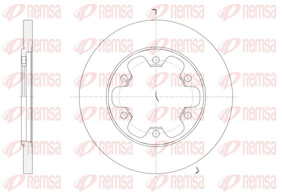 REMSA 61569.00 Brake Disc