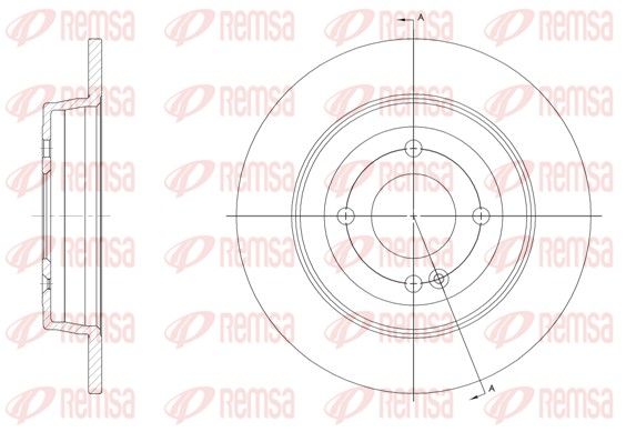REMSA 61570.00 Brake Disc