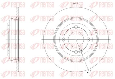 Brake Disc REMSA 61570.00