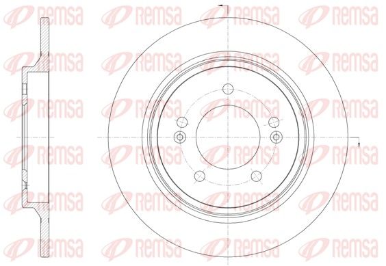 REMSA 61571.00 Brake Disc