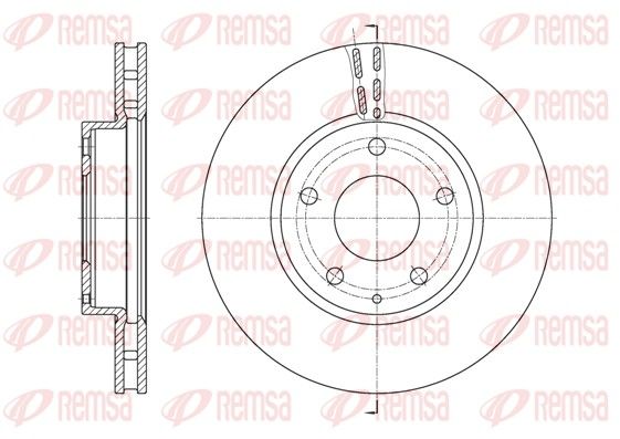 REMSA 61573.10 Brake Disc