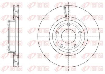 Brake Disc REMSA 61574.10