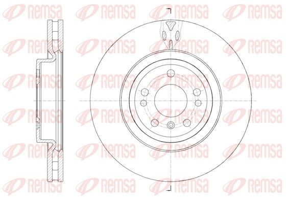 REMSA 61576.10 Brake Disc