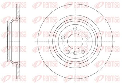 Brake Disc REMSA 61577.00