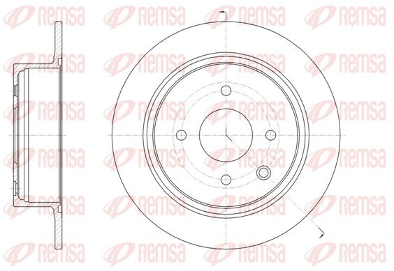 REMSA 61579.00 Brake Disc
