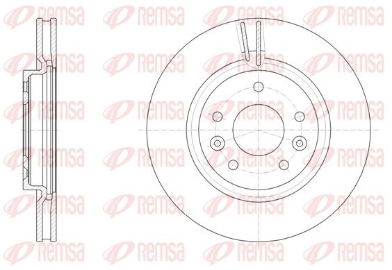 REMSA 61581.10 Brake Disc
