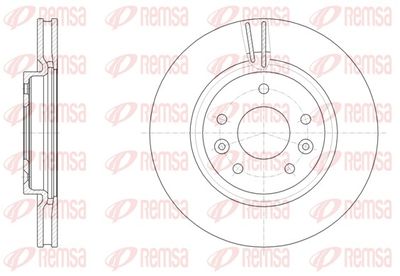 Brake Disc REMSA 61581.10