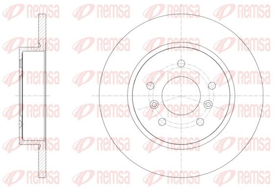 REMSA 61582.00 Brake Disc