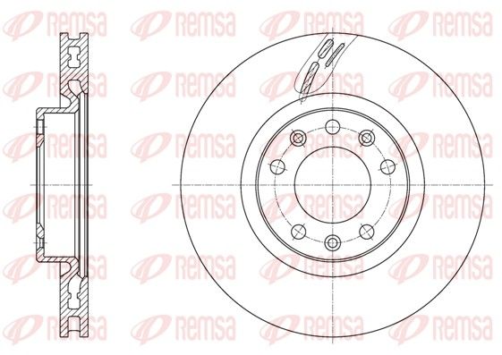 REMSA 61583.10 Brake Disc