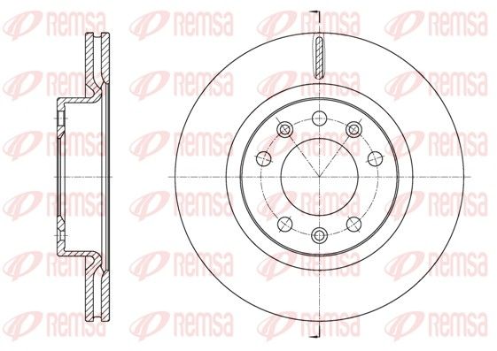REMSA 61584.10 Brake Disc