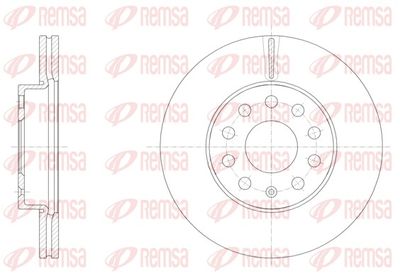 Brake Disc REMSA 61586.10