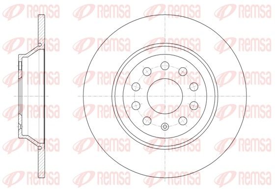 REMSA 61587.00 Brake Disc