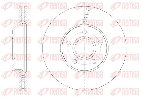REMSA 61588.10 Brake Disc