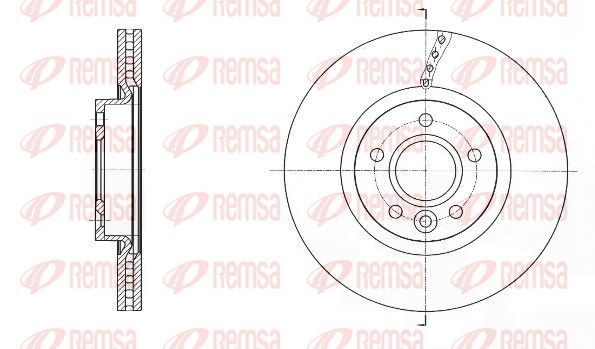 REMSA 61589.10 Brake Disc